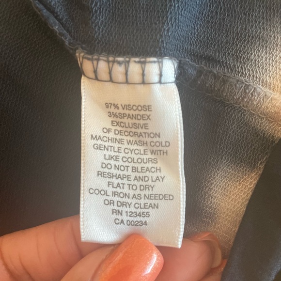 Context Striped Tie Dye Open Front Cardigan - Size S - Picture 12 of 12